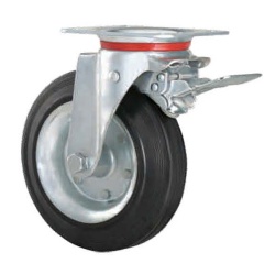 Rubbish bin caster